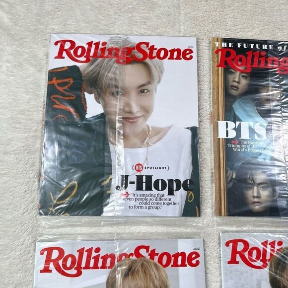 NEW Rolling Stone BTS J-Hope Jin Jimin Magazine Lot of 4 Collectors - Picture 2 of 5